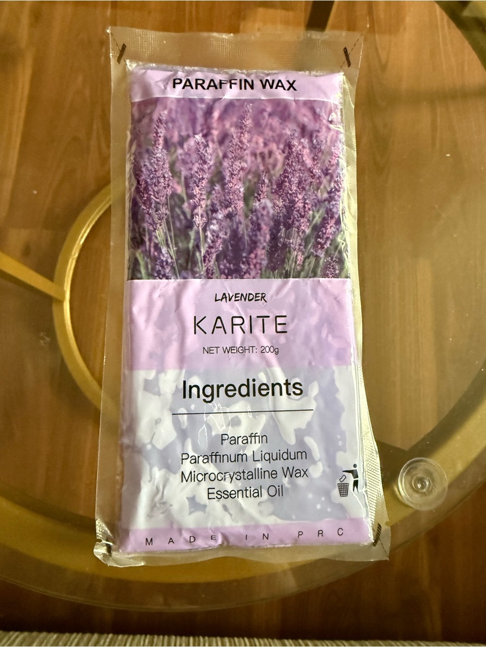 Lavender Paraffin Wax Exfoliant – Purple